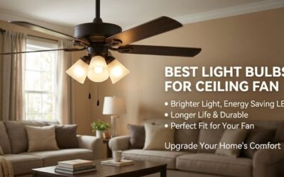 7 Best light bulbs for ceiling fan: Bright & durable picks
