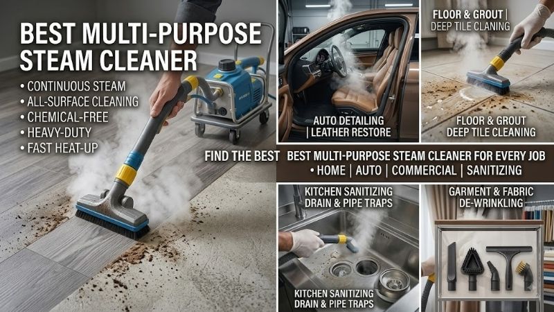 8 Best multi-purpose steam cleaners: All-in-one solutions