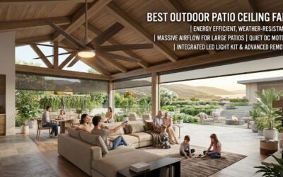 8 Best outdoor patio ceiling fans: Top Weatherproof Units