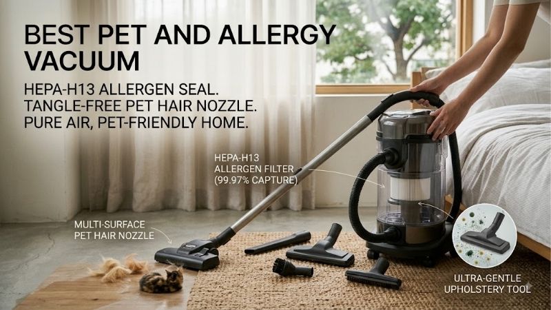 8 Best Pet and Allergy Vacuums: Top HEPA Filter Models 8 Best Pet and Allergy Vacuums: Top HEPA Filter Models