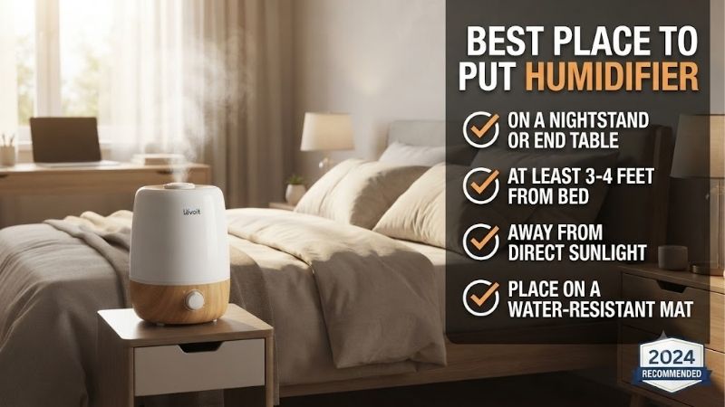 8 Best Places To Put Humidifier For Optimal Room Relief 8 Best Places To Put Humidifier For Optimal Room Relief