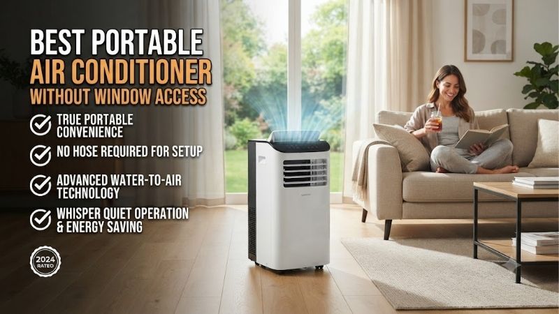 8 Best Portable Air Conditioner Without Window Access Picks