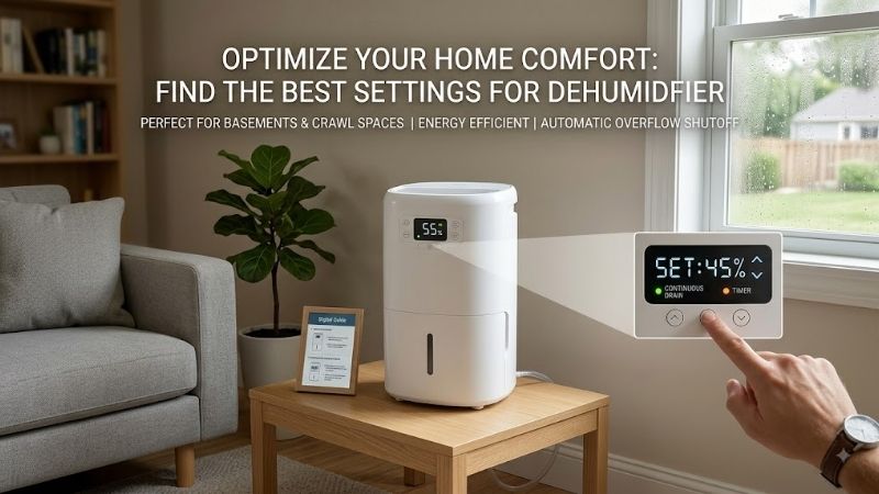 8 Best settings for dehumidifier: Ideal humidity guide