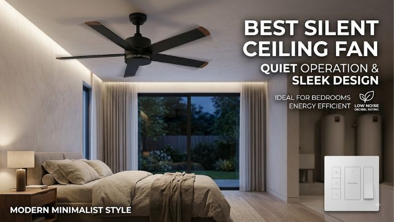 8 Best silent ceiling fans: Ultra Quiet Air Circulators
