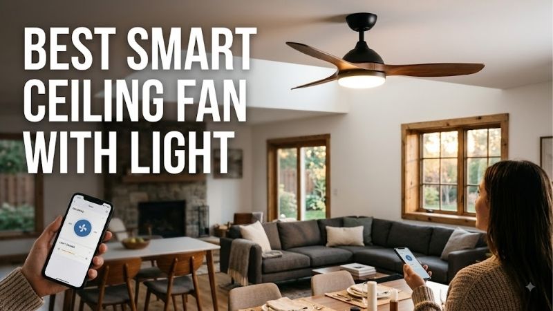 8 Best smart ceiling fans with light: Top Smart Choices