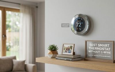 8 Best smart thermostat without c wires: Setup guide
