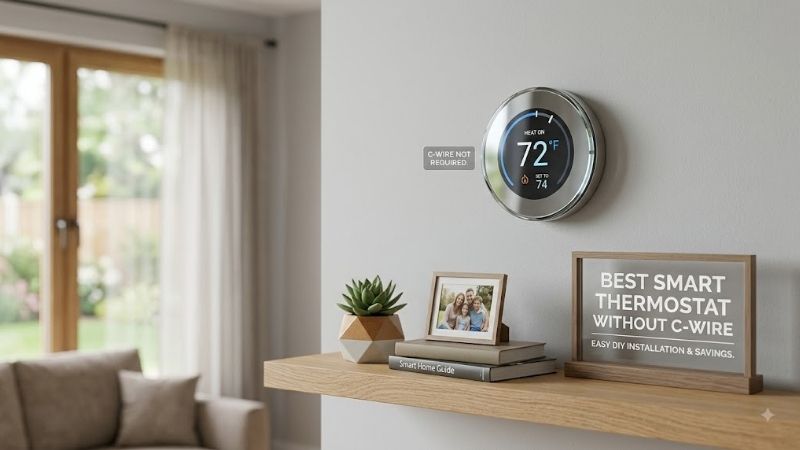 8 Best smart thermostat without c wires: Setup guide