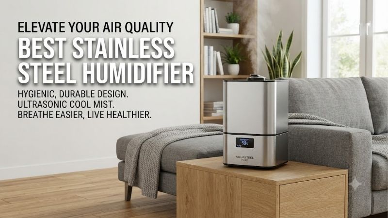 5 Best Stainless Steel Humidifiers For Pure Air 5 Best Stainless Steel Humidifiers For Pure Air