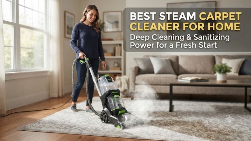 5 Best Steam Carpet Cleaners For Home: Top Picks