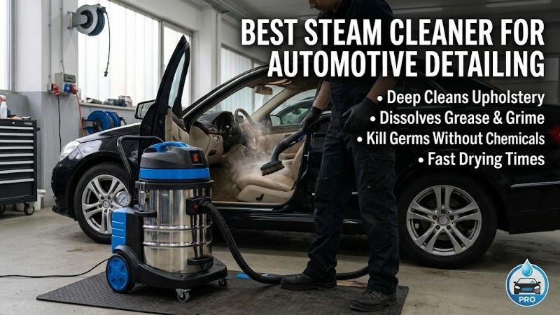 8 Best steam cleaners for automotive detailing: Top gear