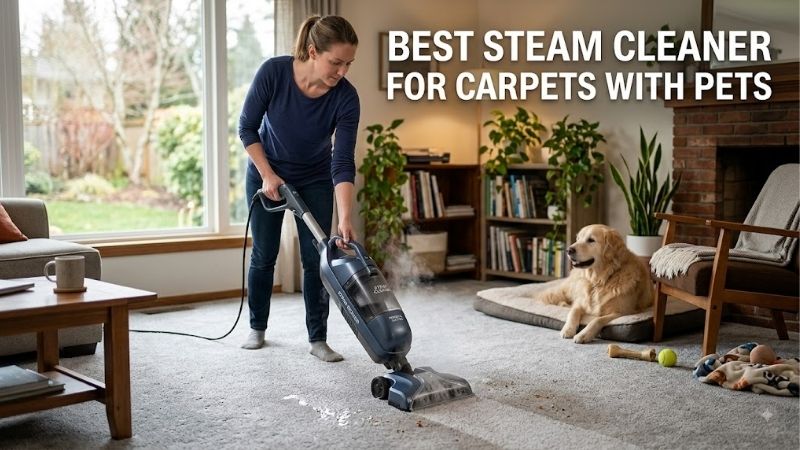8 Best Steam Cleaners for Carpets with Pets: Top Washers