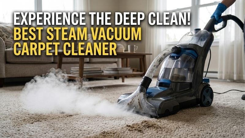 8 Best steam vacuum carpet cleaners: Top high-suction units