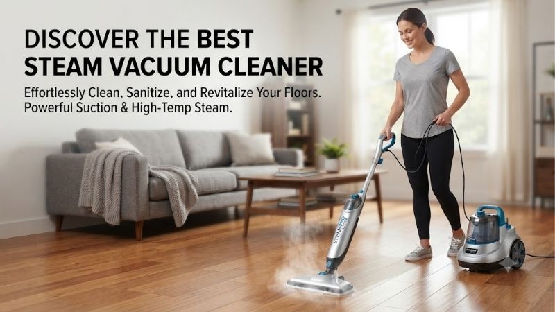 5 Best Steam Vacuum Cleaners For Deep Floor Cleaning