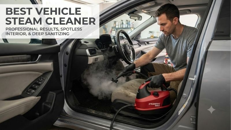 5 Best Vehicle Steam Cleaners: Top Interior Tools 2026