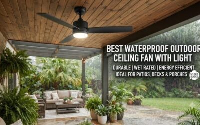 8 Best waterproof outdoor ceiling fans with light: Top picks