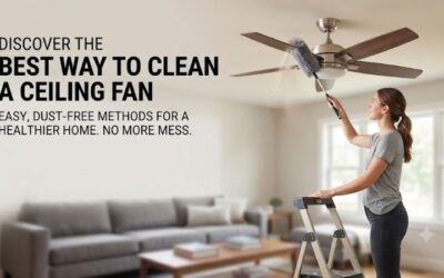 4 Best Ways To Clean A Ceiling Fan Without Mess