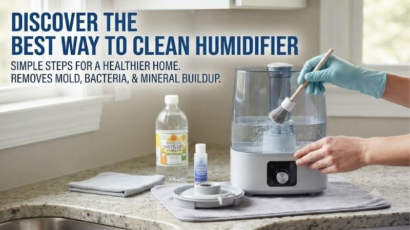 5 Best Ways To Clean Humidifier: Step-By-Step Guide 5 Best Ways To Clean Humidifier: Step-By-Step Guide