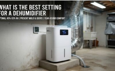 What is the best setting for a dehumidifier: Expert tips