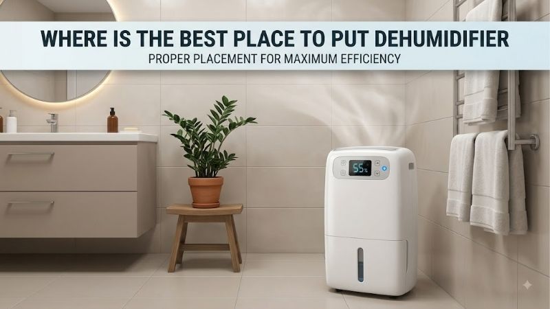 Where is the best place to put dehumidifier: Top locations