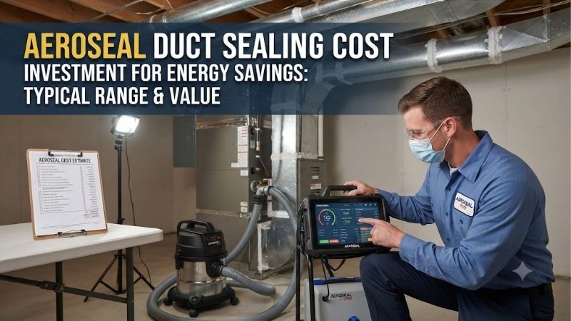 Aeroseal duct sealing cost: Complete home pricing guide