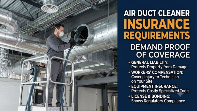 Air Duct Cleaner Insurance Requirements: Key Coverage Guide