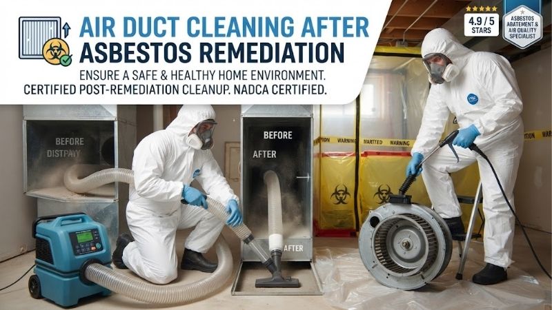 Air Duct Cleaning After Asbestos Remediation: Safety Steps