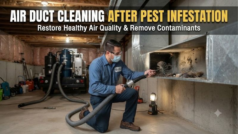 Air duct cleaning after pest infestation: Complete guide