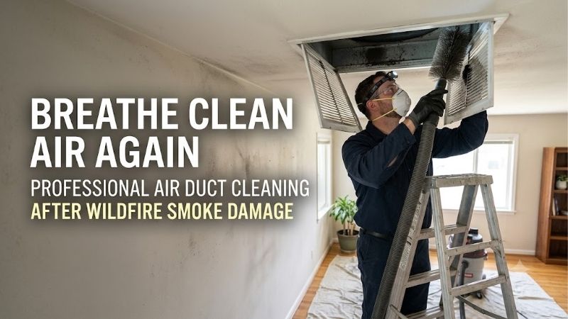 Air duct cleaning after wildfire smoke: Restoration tips