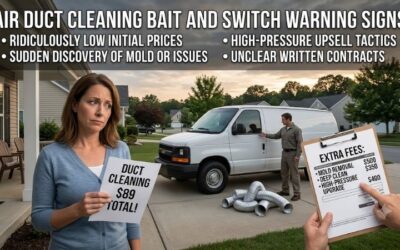 Air Duct Cleaning Bait and Switch Warning Signs: Avoid Scams