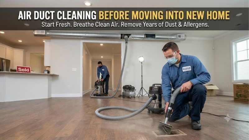 Air duct cleaning before moving into new home: Best guide