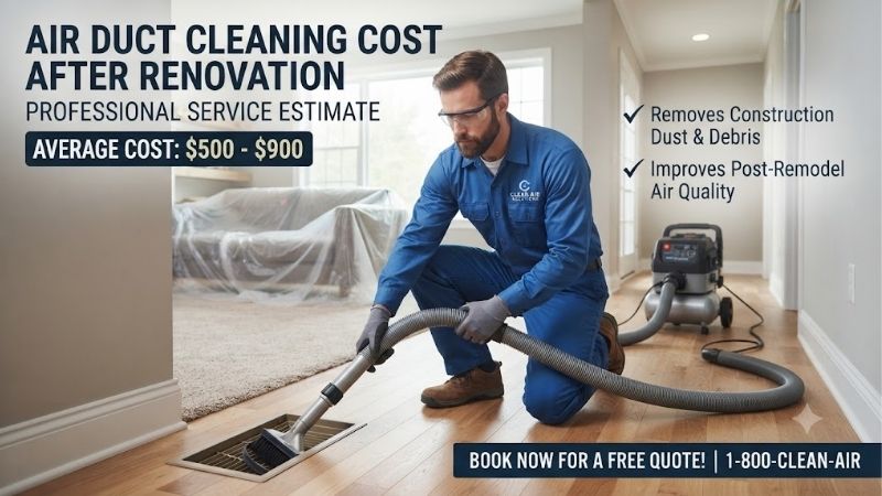 Air duct cleaning cost after renovation: Price guide Air duct cleaning cost after renovation: Price guide