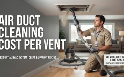 Air duct cleaning cost per vent: Price per register guide