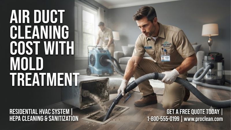 Air duct cleaning cost with mold treatment: 2026 guide Air duct cleaning cost with mold treatment: 2026 guide