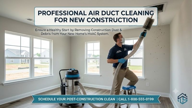 Air duct cleaning for new construction: Essential guide