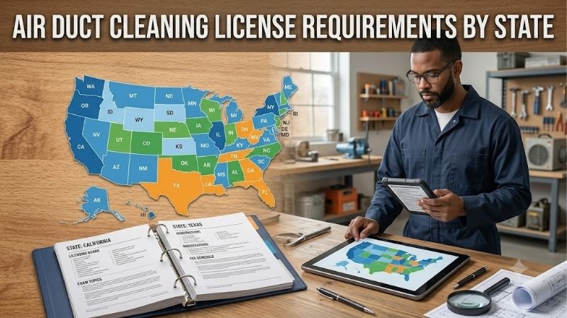 Air Duct Cleaning License Requirements by State: 2026 Guide