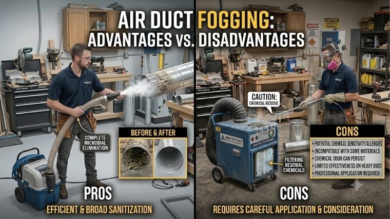 Air duct fogging pros and cons: What Homeowners Must Know Air duct fogging pros and cons: What Homeowners Must Know
