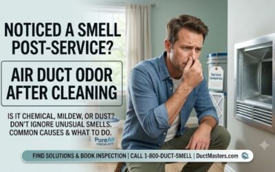 Air duct odor after cleaning: Easy fix tips