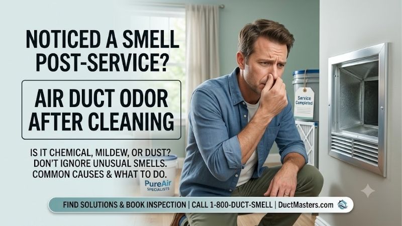 Air duct odor after cleaning: Easy fix tips Air duct odor after cleaning: Easy fix tips