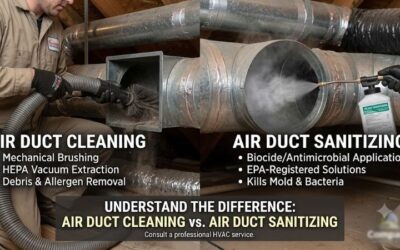 Air duct sanitizing vs cleaning: Which service do you need?