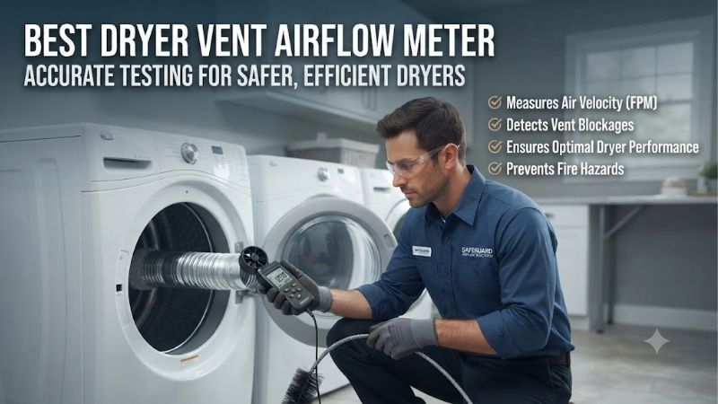 Best dryer vent airflow meter: Top testing tools