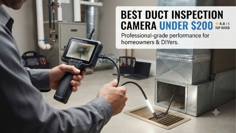 Best duct inspection camera under 200: top budget choices