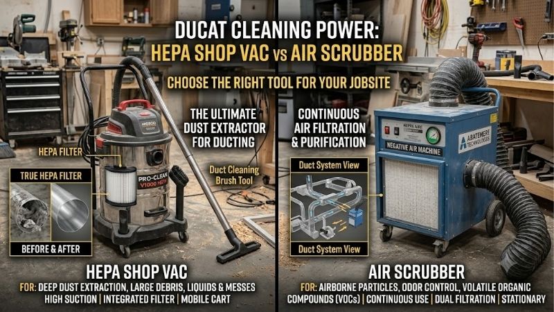 Best hepa shop vac for duct cleaning: Top Picks For Homes
