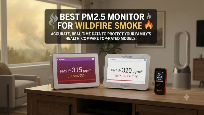 Best PM2.5 Monitor For Wildfire Smoke: Top Air Detectors
