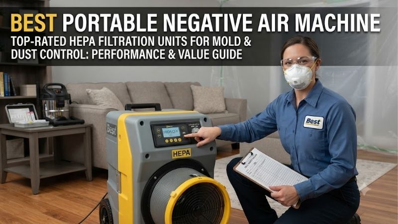 Best portable negative air machine: Top clean picks