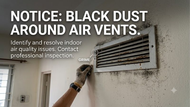 Black Dust Around Air Vents: Main Causes & Fixes Guide