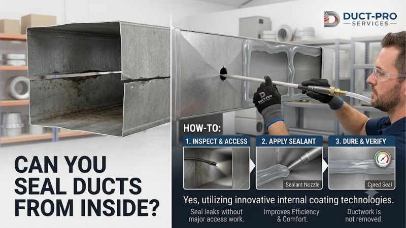 Can You Seal Ducts From Inside: Modern Aeroseal Solutions