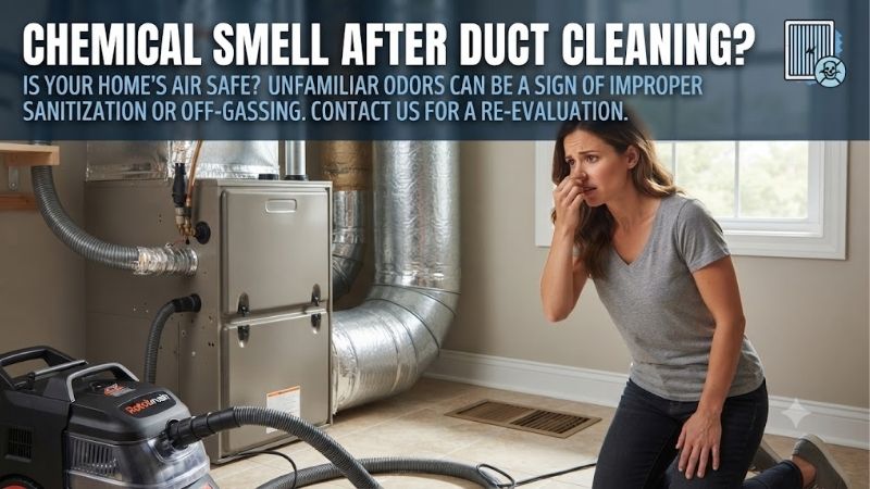 Chemical Smell After Duct Cleaning: Causes And Relief Tips