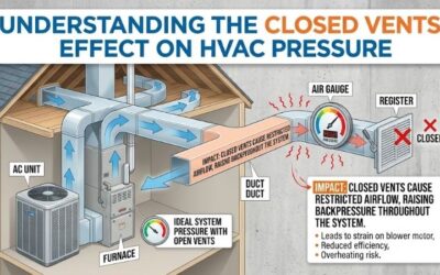 Closed Vents Effect on HVAC Pressure: Airflow Impact Guide