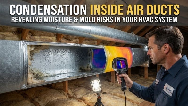 Condensation inside air ducts: Prevention and quick fixes Condensation inside air ducts: Prevention and quick fixes