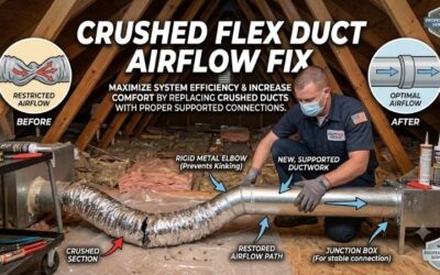 Crushed Flex Duct Airflow Fix: Easy HVAC Repair Solutions